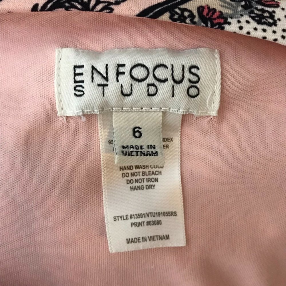 En Focus Studio scarf print dress 6 pink - Picture 7 of 7